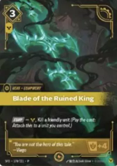 Blade of the Ruined King - SFD-178-p - Promotional Cards - Riftbound card